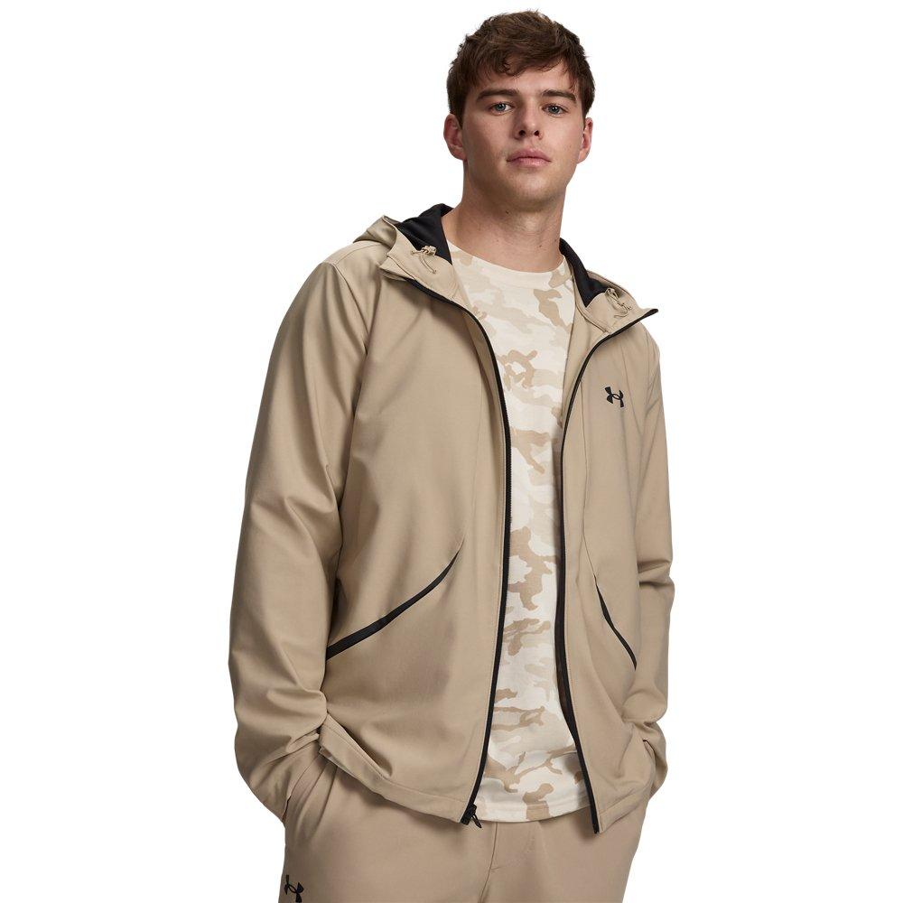 Under Armour Men's Unstoppable Woven Jacket - Khaki/Black - KHAKI/BLACK